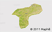 Satellite 3D Map of Sanando, cropped outside