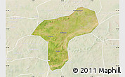Satellite Map of Sanando, lighten