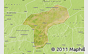 Satellite Map of Sanando, physical outside