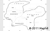 Blank Simple Map of Baraoueli, cropped outside