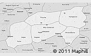 Silver Style 3D Map of Bla