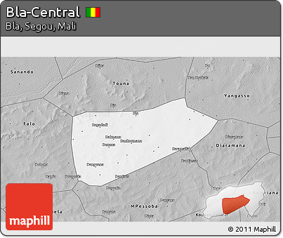 Gray 3D Map of Bla-Central