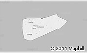 Gray 3D Map of Bla-Central, single color outside