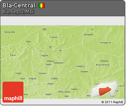 Physical 3D Map of Bla-Central