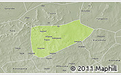 Physical 3D Map of Bla-Central, semi-desaturated