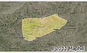 Satellite 3D Map of Bla-Central, darken, semi-desaturated