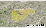 Satellite 3D Map of Bla-Central, semi-desaturated