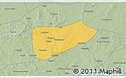 Savanna Style 3D Map of Bla-Central