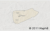 Shaded Relief 3D Map of Bla-Central, lighten, semi-desaturated