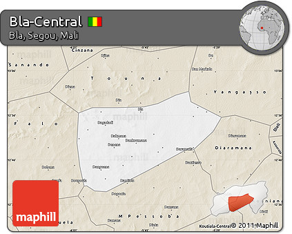 Classic Style Map of Bla-Central