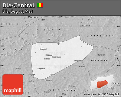 Gray Map of Bla-Central