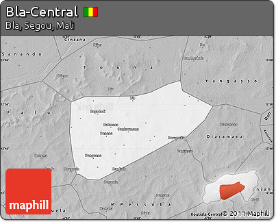 Gray Map of Bla-Central