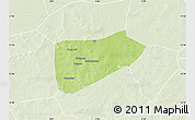 Physical Map of Bla-Central, lighten