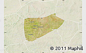Satellite Map of Bla-Central, lighten