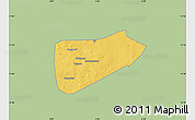 Savanna Style Map of Bla-Central, single color outside