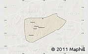 Shaded Relief Map of Bla-Central, lighten