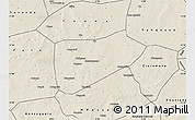 Shaded Relief Map of Bla-Central