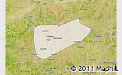 Shaded Relief Map of Bla-Central, satellite outside