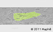 Physical Panoramic Map of Bla-Central, desaturated