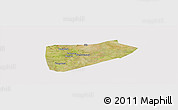Satellite Panoramic Map of Bla-Central, cropped outside