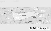 Silver Style Panoramic Map of Bla-Central