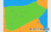 Political Simple Map of Bla-Central