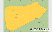 Savanna Style Simple Map of Bla-Central