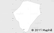 Silver Style Simple Map of Diaramana