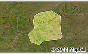 Satellite 3D Map of Falo, darken