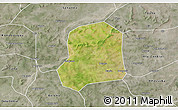Satellite 3D Map of Falo, semi-desaturated