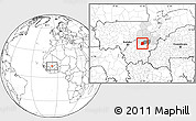 Blank Location Map of Falo, highlighted parent region, highlighted grandparent region