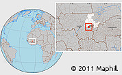 Gray Location Map of Falo, highlighted parent region, highlighted grandparent region