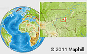 Physical Location Map of Falo, highlighted parent region