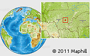 Physical Location Map of Falo