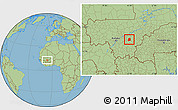 Savanna Style Location Map of Falo