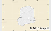 Classic Style Map of Falo, single color outside