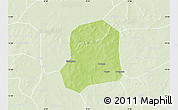Physical Map of Falo, lighten