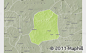 Physical Map of Falo, semi-desaturated