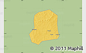 Savanna Style Map of Falo, single color outside