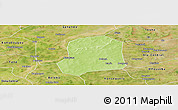 Physical Panoramic Map of Falo, satellite outside