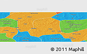 Political Panoramic Map of Falo