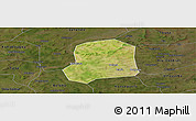 Satellite Panoramic Map of Falo, darken