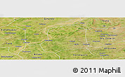 Satellite Panoramic Map of Falo