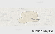 Shaded Relief Panoramic Map of Falo, lighten