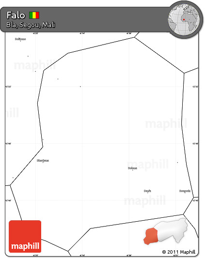 Blank Simple Map of Falo