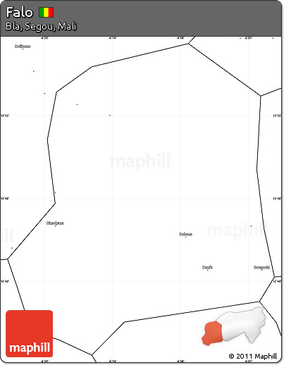 Blank Simple Map of Falo