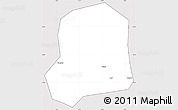 Silver Style Simple Map of Falo, cropped outside