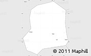 Silver Style Simple Map of Falo