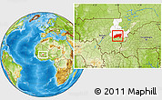 Physical Location Map of Bla, highlighted parent region