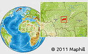 Physical Location Map of Bla
